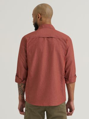 Wrangler ATG&trade; Men's Mixed Material Shirt