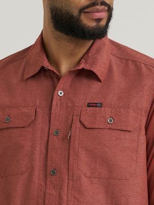 Wrangler ATG&trade; Men's Mixed Material Shirt