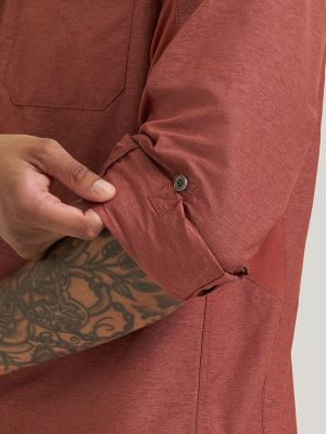Wrangler ATG&trade; Men's Mixed Material Shirt