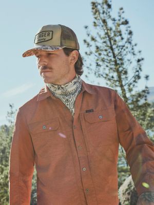 Wrangler ATG&trade; Men's Mixed Material Shirt