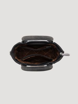 Animal Print Leather Trim Tote