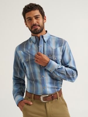 Wrangler All Terrain Gear Men's Performance Plaid Shirt