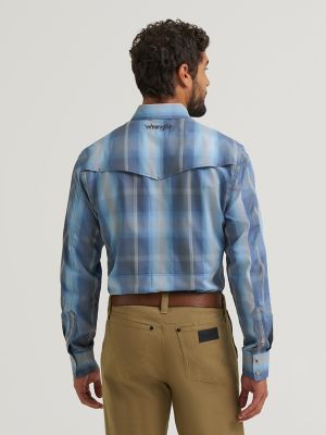 Wrangler All Terrain Gear Men's Performance Plaid Shirt