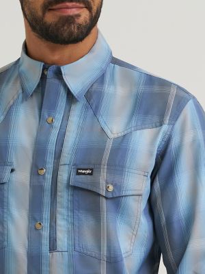 Wrangler All Terrain Gear Men's Performance Plaid Shirt