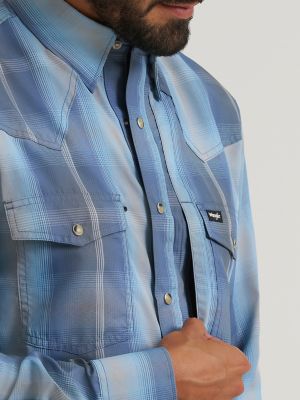 Wrangler All Terrain Gear Men's Performance Plaid Shirt