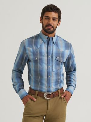 Wrangler All Terrain Gear Men's Performance Plaid Shirt