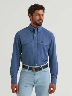 Wrangler All Terrain Gear Men's Performance Solid Shirt