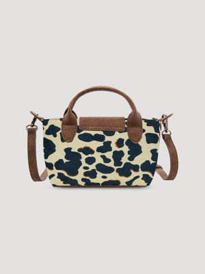Cow Print Mini Cross Body:Brown:One Size alternative view