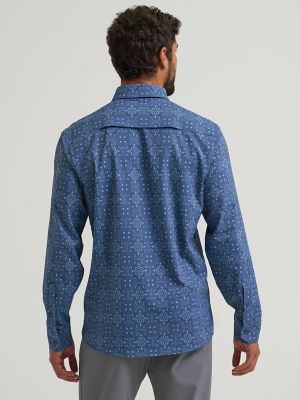 Wrangler All Terrain Gear Men's Live-In Print Shirt
