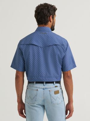 Wrangler All Terrain Gear Men's Performance Print Shirt