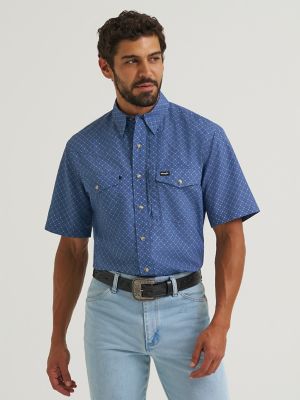 Wrangler All Terrain Gear Men's Performance Print Shirt