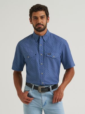 Wrangler All Terrain Gear Men's Performance Print Shirt