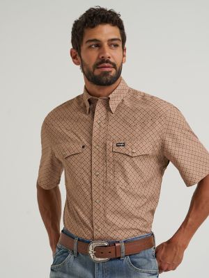 Wrangler All Terrain Gear Men's Performance Print Shirt