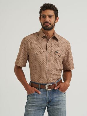 Wrangler All Terrain Gear Men's Performance Print Shirt