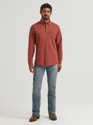 Wrangler All Terrain Gear Men's Live-In Solid Shirt