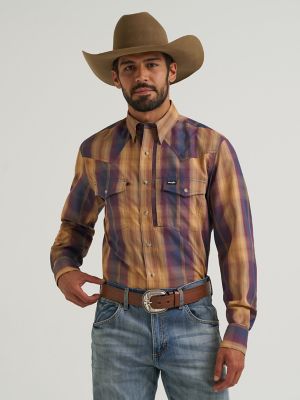 Wrangler All Terrain Gear Men's Performance Plaid Shirt
