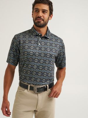 Wrangler All Terrain Gear Men's Performance Polo Shirt