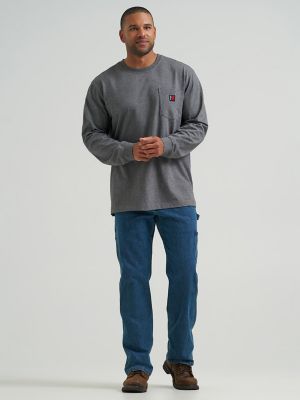 Wrangler RIGGS Workwear&reg; Relaxed Crew T-Shirt in Charcoal Heather
