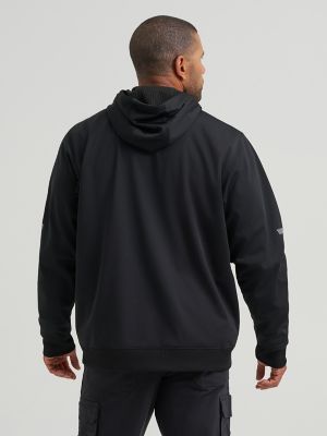 Wrangler&reg; RIGGS Workwear&reg; Technical Hooded Zip Sweatshirt in Jet Black