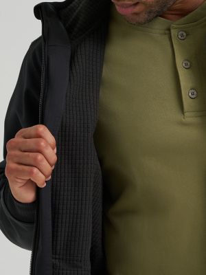 Wrangler&reg; RIGGS Workwear&reg; Technical Hooded Zip Sweatshirt in Jet Black