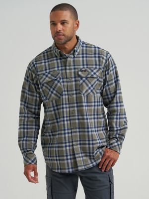 Wrangler® RIGGS Workwear® Flannel Foreman Plaid Work Shirt