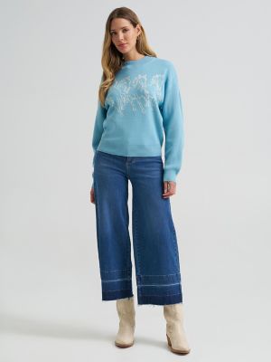 Women's Wrangler Canyon Sweater in Blue alternative view