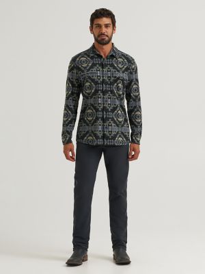 Wrangler All Terrain Gear Men's Techno Knit 5 Pocket Pant in Phantom