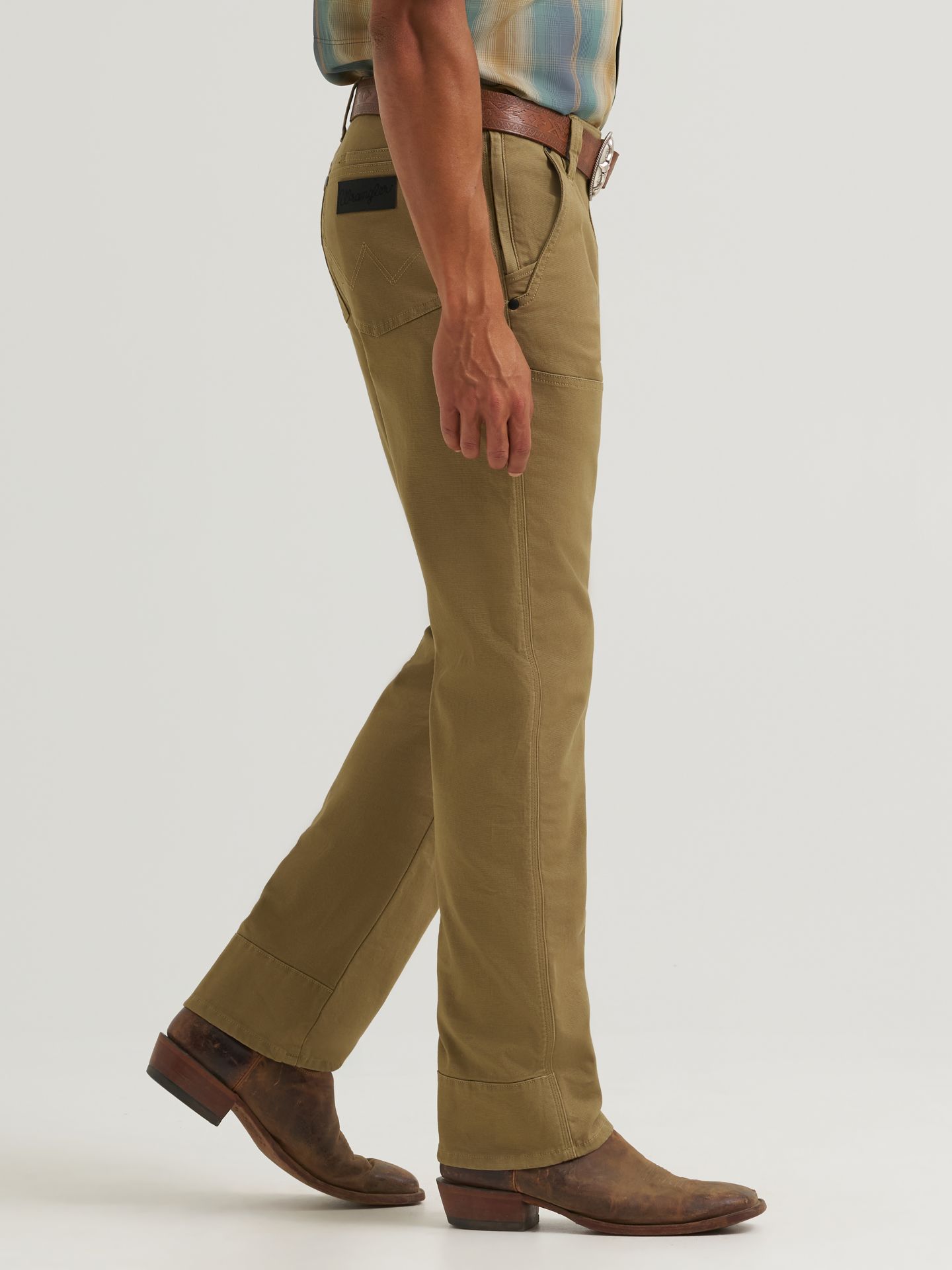 Мужские брюки Wrangler All Terrain Gear Open Range Pant, цвет: Коричневый — фото 4