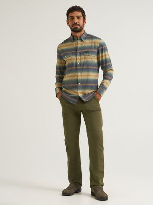Wrangler All Terrain Gear Men's Open Range Pant in Olive Night