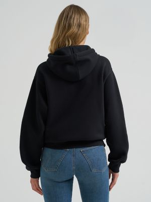 Women&rsquo;s Wrangler Wide Open Spaces Logo Hoodie in Monotone