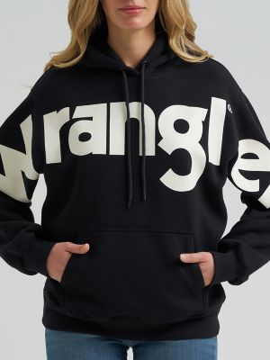 Women&rsquo;s Wrangler Wide Open Spaces Logo Hoodie in Monotone