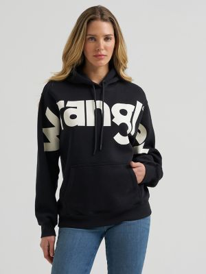 Women&rsquo;s Wrangler Wide Open Spaces Logo Hoodie in Monotone