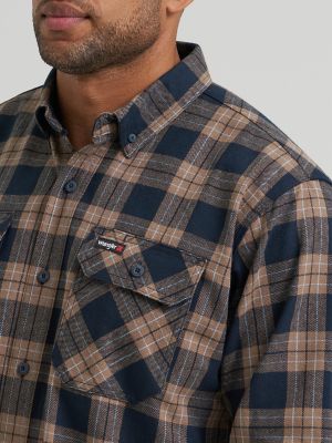 Wrangler&reg; RIGGS Workwear&reg; Flannel Foreman Plaid Work Shirt