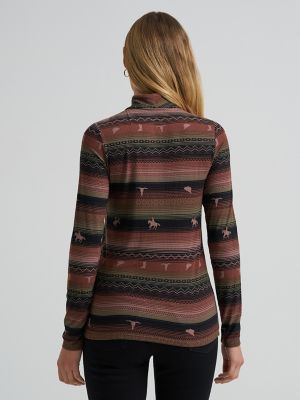 Women&rsquo;s Wrangler Rambling Ridge Mock Neck Top