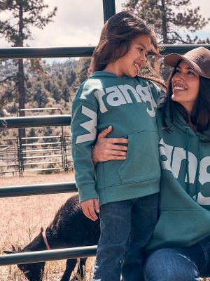 Girl's Wrangler Wide Open Spaces Logo Hoodie