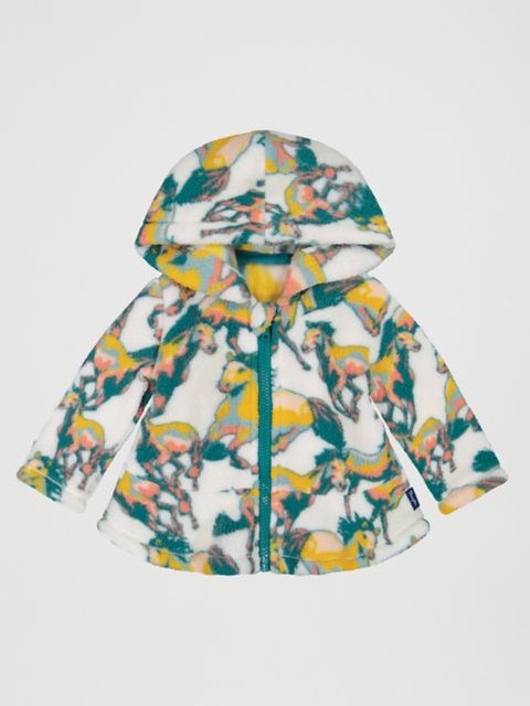 Мужские худи Wrangler Little Girl's Sherpa Full Zip Ruffle Hem