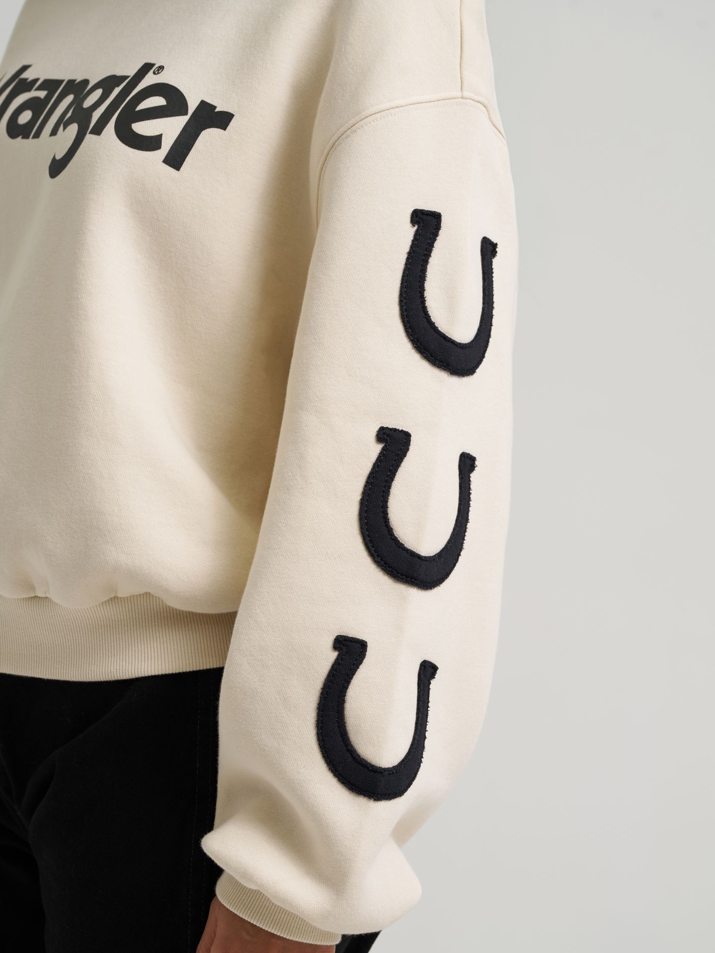 Женская толстовка Wrangler Lucky Logo Crew, цвет: Белый — фото 5