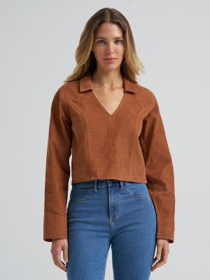 Women's Prairie Popover Corduroy Shirt