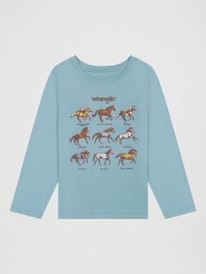 Girl's Long Sleeve Cowgirl First Graphic Tee