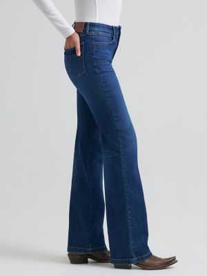 Women's Wrangler BESPOKE High Rise Bootcut Jean in Destiny