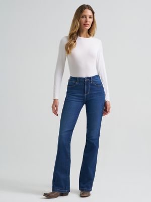 Women's Wrangler BESPOKE High Rise Bootcut Jean in Destiny