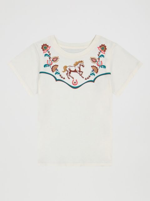Детские футболки Wrangler Girl's Embroidered Western Tee