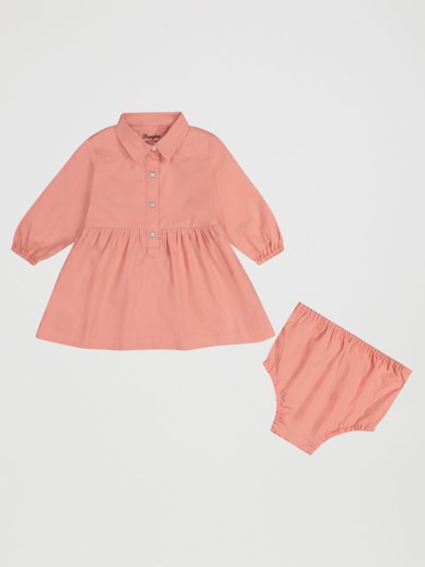 Детские платья Wrangler Little Girl's Long Sleeve Western Snap Dress