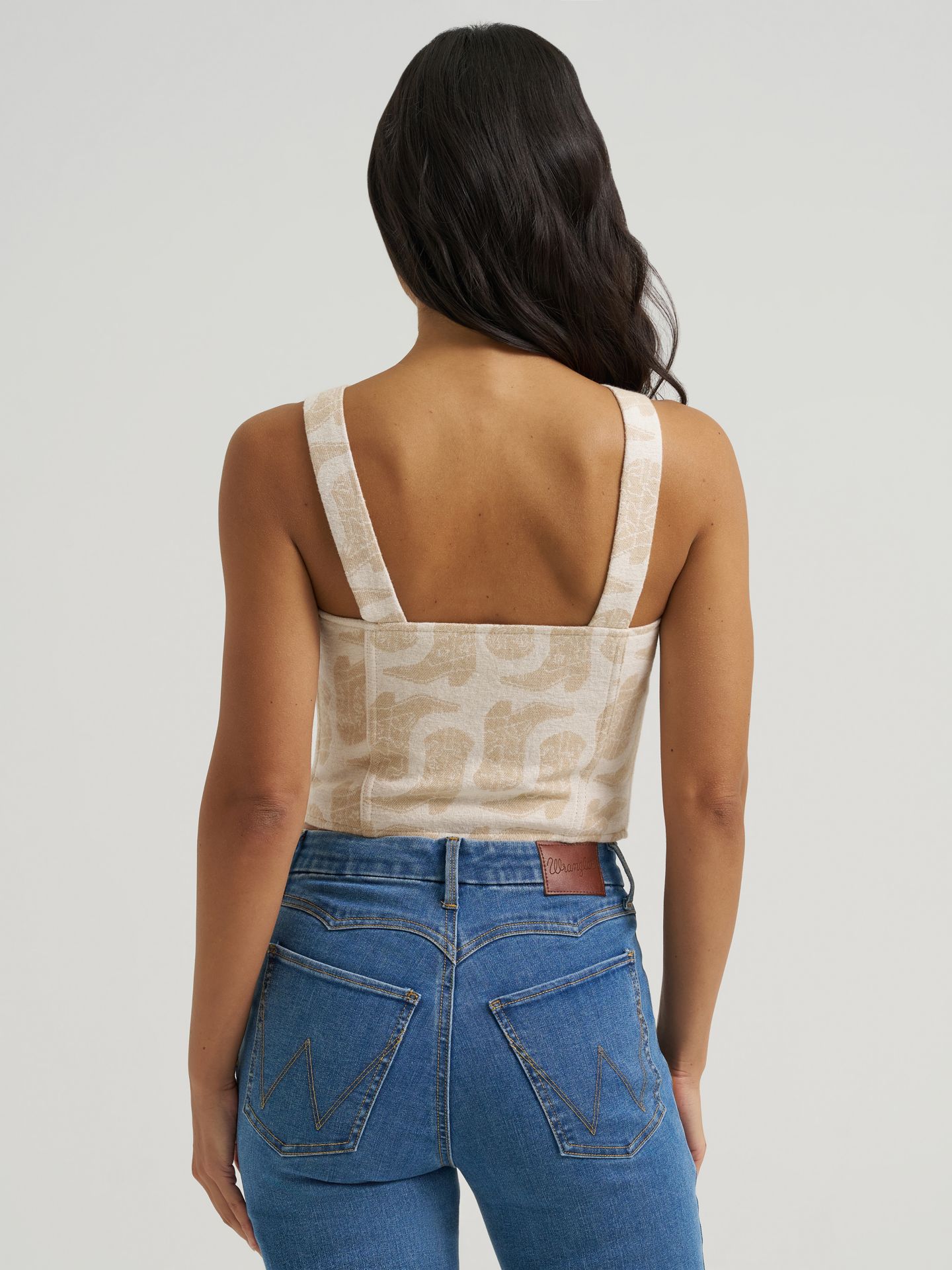 Корсет, жаккард — Wrangler, цвет: Бежевый — фото 3