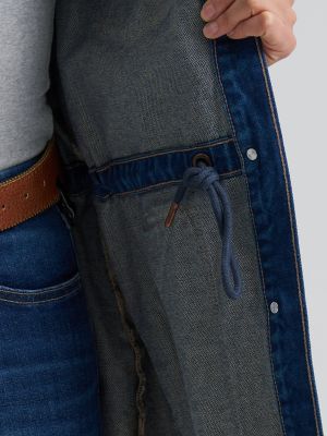 Women's Denim Cinched Waist Barn Jacket