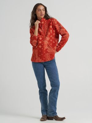 Women's Wrangler High Plains Sherpa Zip Pullover