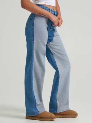 Women's Two-Toned Chap Jean