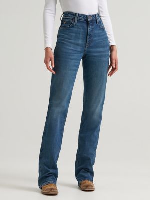 Women HR Rodeo Bootcut Wrangler Riding Jean:Emmy:27:34 alternative view 2