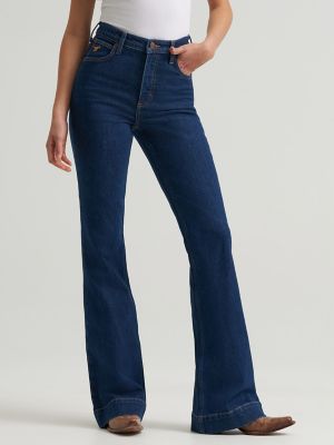 Women's High Rise Bell Trouser Wrangler Riding Jean