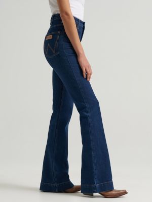 Women's High Rise Bell Trouser Wrangler Riding Jean